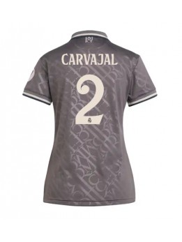 Real Madrid Daniel Carvajal #2 Zenski Rezervni Dres 2024-25 Kratak Rukavima